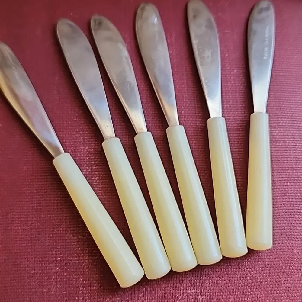 Vintage Set Of 6 Cocktail Spreaders Japan